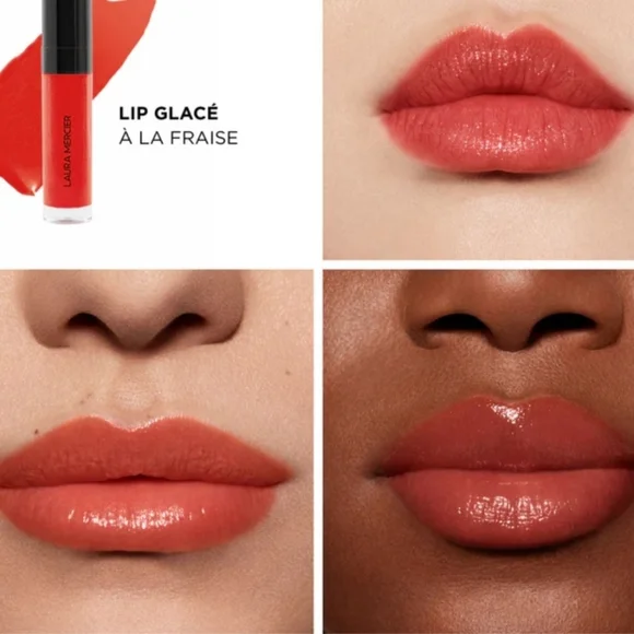 NIB Laura Mercier Lip Glacé, 420 A La Fraise - Picture 3 of 3